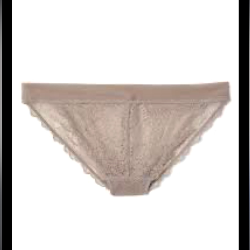 Gap Body velvet and lace tanga bikini
